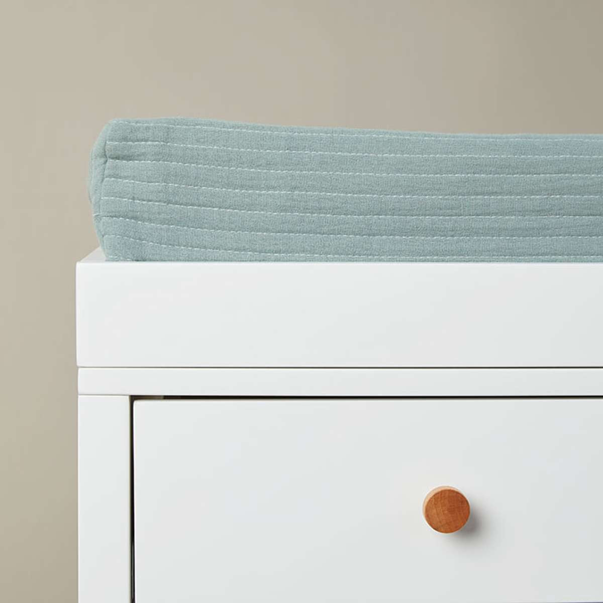 Mocka Cotton Change Mat Cover - Teal