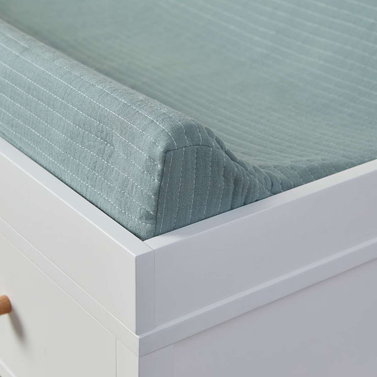 Mocka Cotton Change Mat Cover - Teal