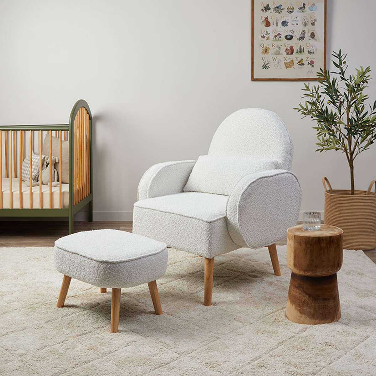 Blake Natural Five Piece Nursery Set