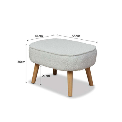 Buddy 2-in-1 Rocking Chair and Stool Bundle