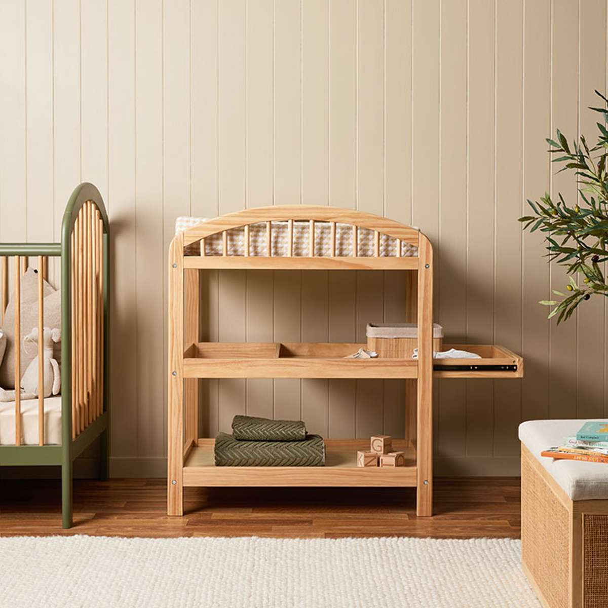 Archie 2 Shelf Change Table