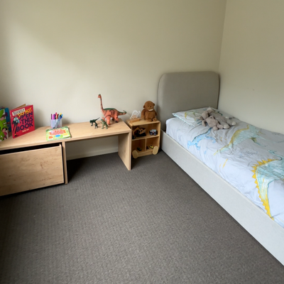 Sully Storage Single Bed - Natural