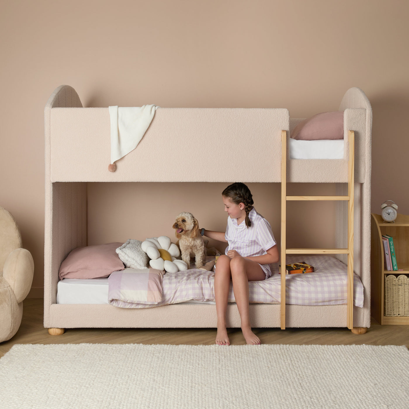 Teddy Bunk Bed - Beige