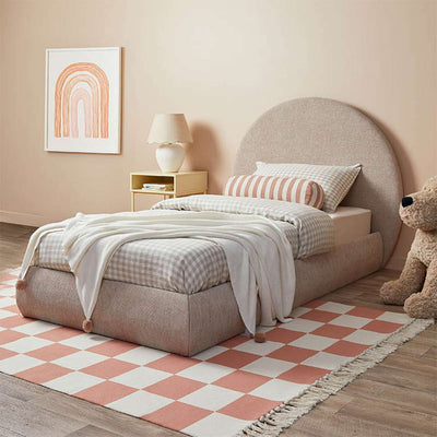 Arlo Arched King Single Bed - Natural