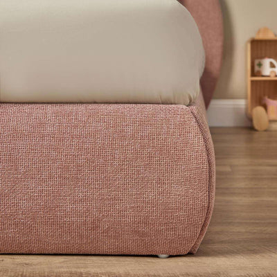 Arlo Arched King Single Bed - Dusty Pink