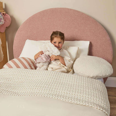 Arlo Arched King Single Bed - Dusty Pink
