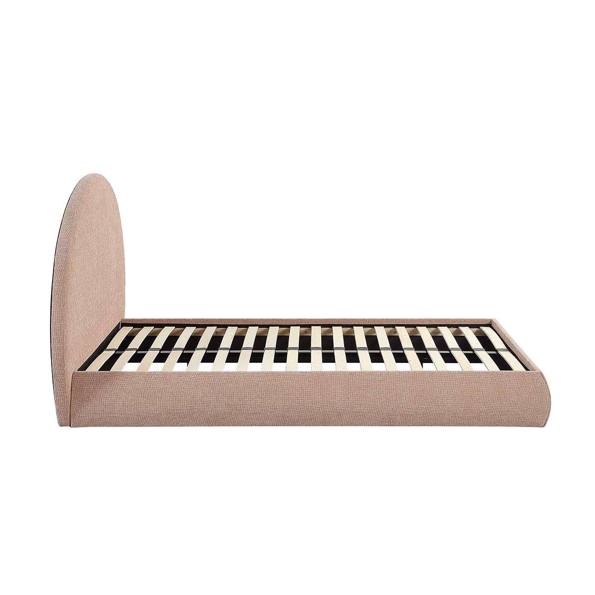 Arlo Arched King Single Bed - Dusty Pink