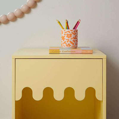 Ice Cream Bedside Table - Yellow