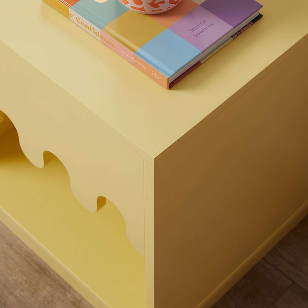 Ice Cream Bedside Table - Yellow