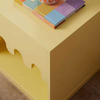 Ice Cream Bedside Table - Yellow