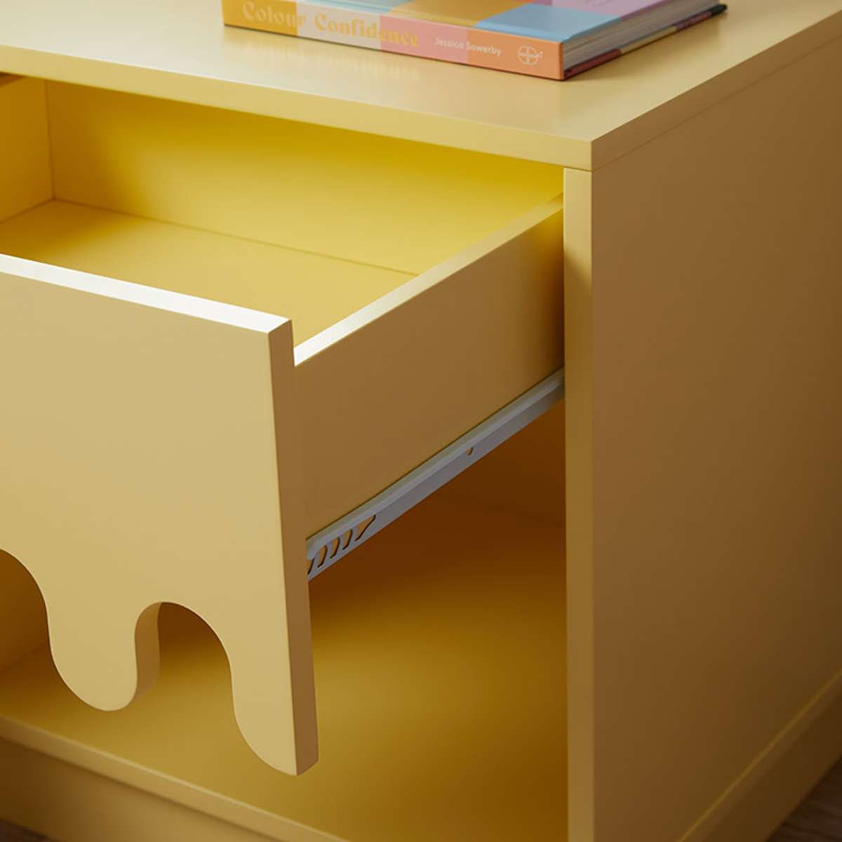 Ice Cream Bedside Table - Yellow