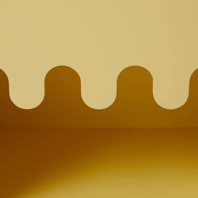 Ice Cream Bedside Table - Yellow