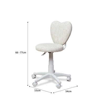 Amour Desk Chair - Cream