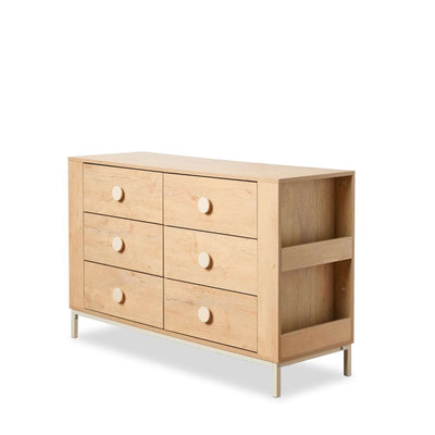 Spotty Six Drawers With Storage - Cream