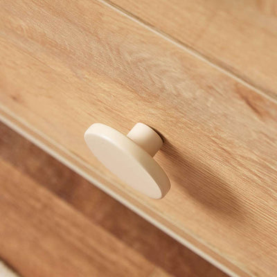 Spotty Six Drawers With Storage - Cream