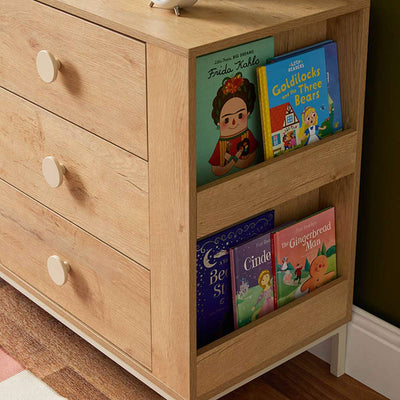 Spotty Six Drawers With Storage - Cream