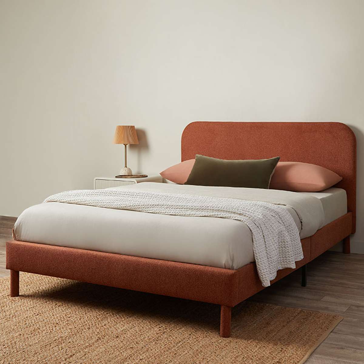 Melvin Queen Bed - Clay
