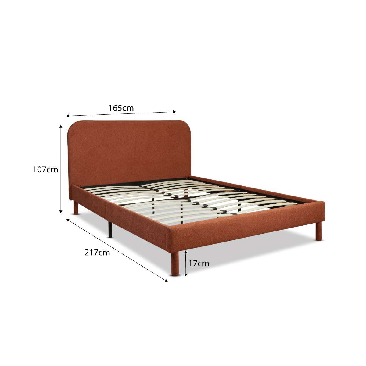 Melvin Queen Bed - Clay