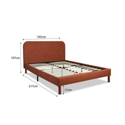 Melvin Queen Bed - Clay