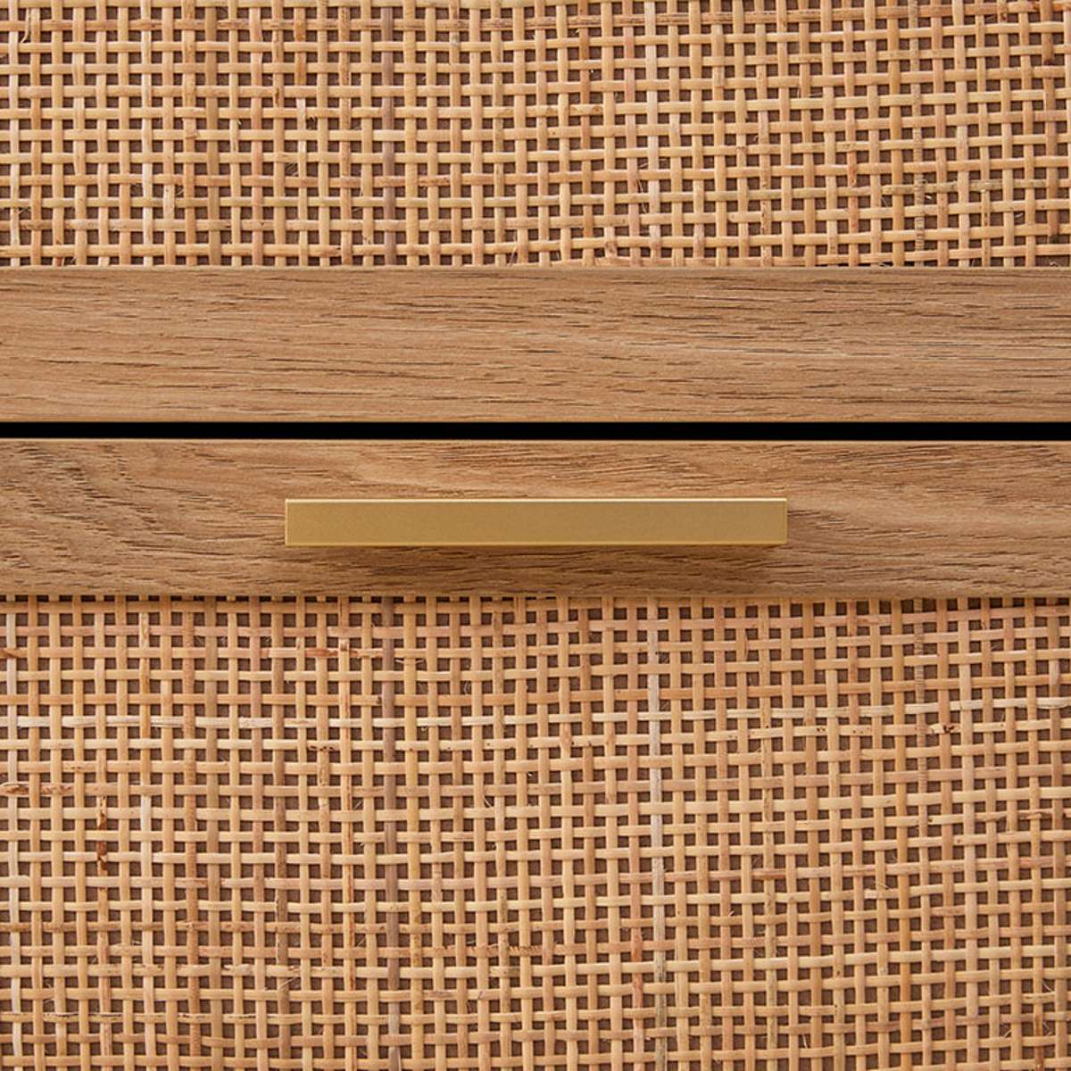 Noosa Rattan Bedside Table - Natural