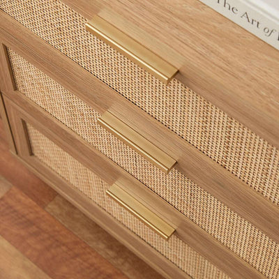 Noosa Rattan Six Drawer - Natural