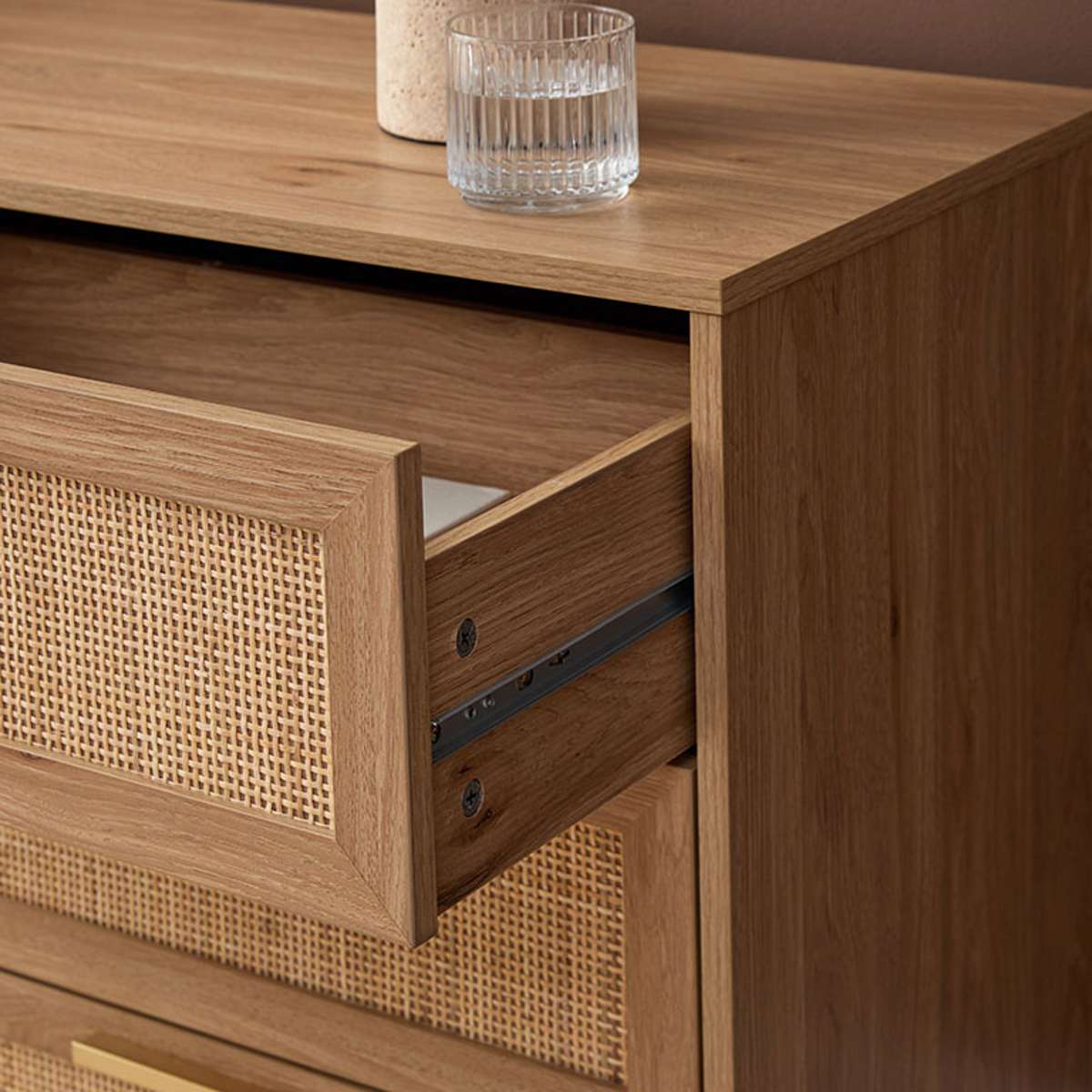 Noosa Rattan Six Drawer - Natural