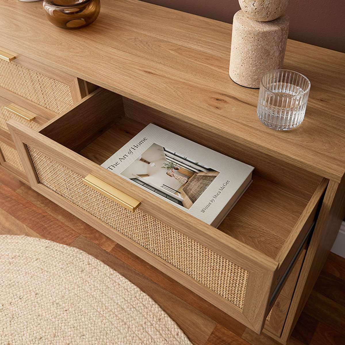 Noosa Rattan Six Drawer - Natural