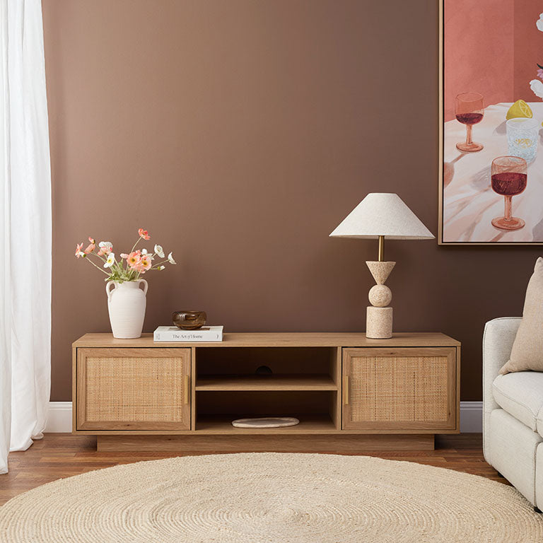 Noosa Rattan Entertainment Unit - Natural
