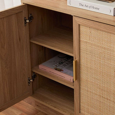 Noosa Rattan Shoe Cabinet - Natural