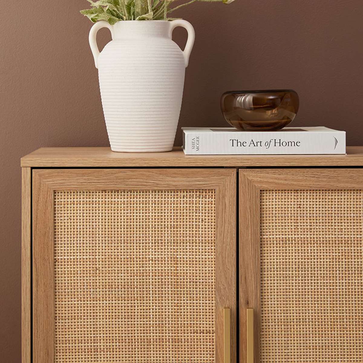 Noosa Rattan Shoe Cabinet - Natural