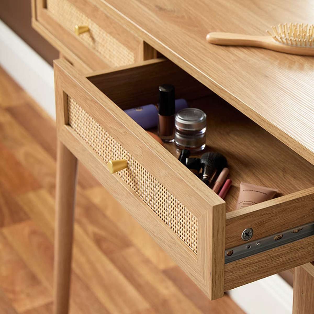 Noosa Rattan Make-Up Table - Natural