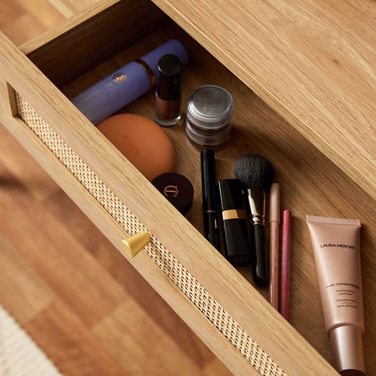 Noosa Rattan Make-Up Table - Natural