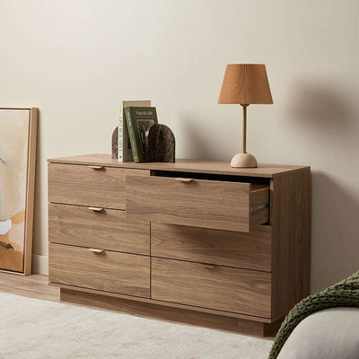 Maverick Six Drawer - Pecan