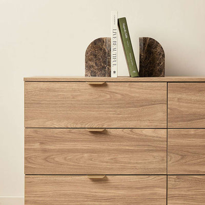 Maverick Six Drawer - Pecan