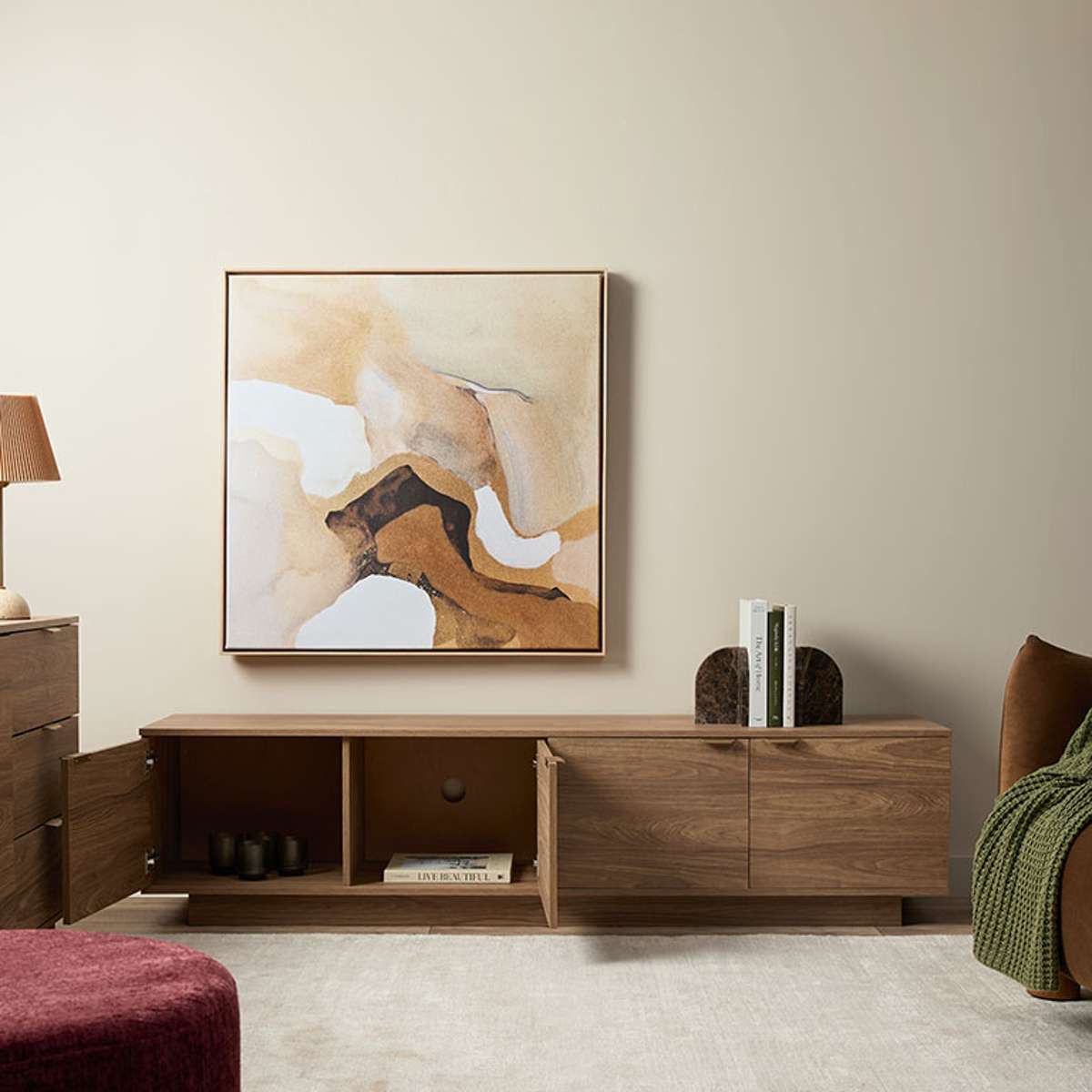 Maverick Entertainment Unit - Pecan