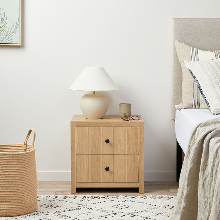 Portland Bedside Table - Natural