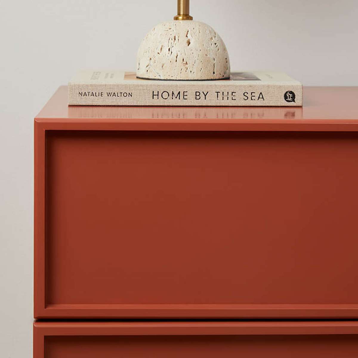 Osaka Bedside Table - Brick