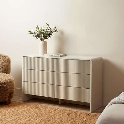 Majorca Six Drawer - Beige