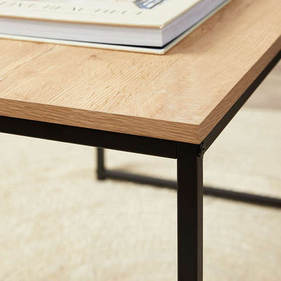 Reese Coffee and Side Table Set - Natural/Black