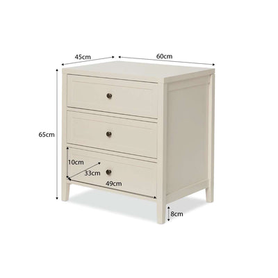 Cove Three Drawer - Beige