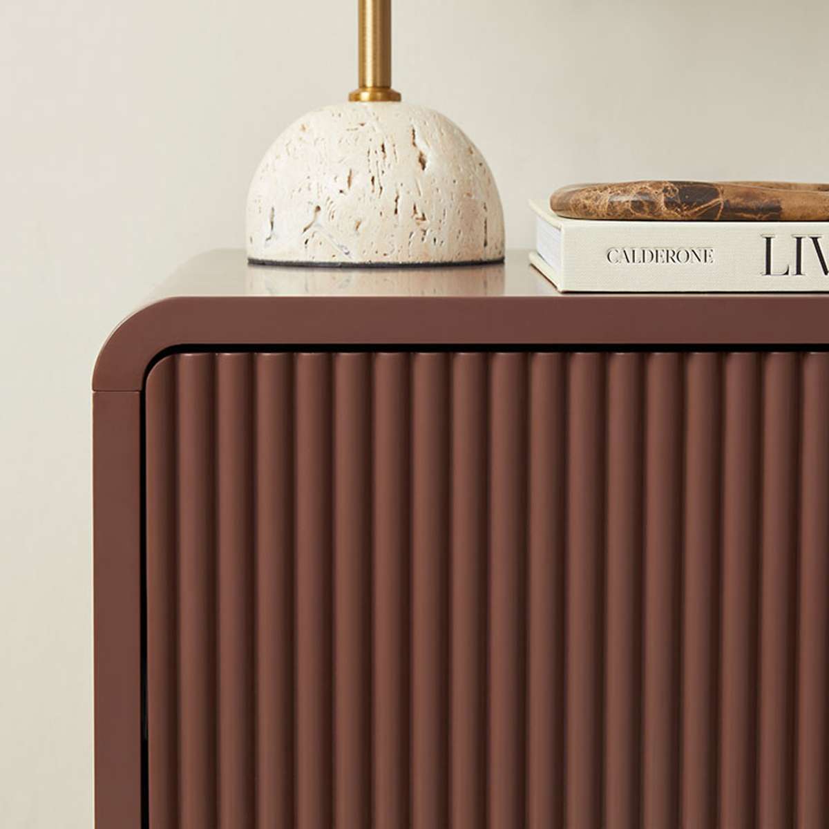 Majorca Bedside Table - Chocolate