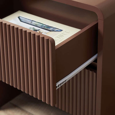 Majorca Bedside Table - Chocolate