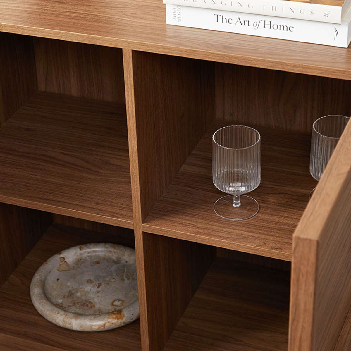 Osaka Two Door Cabinet - Walnut