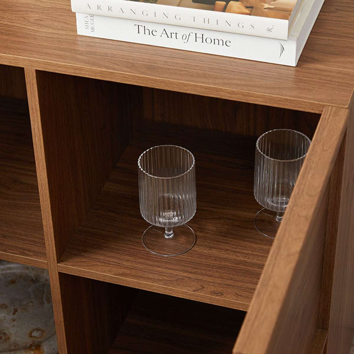 Osaka Two Door Cabinet - Walnut