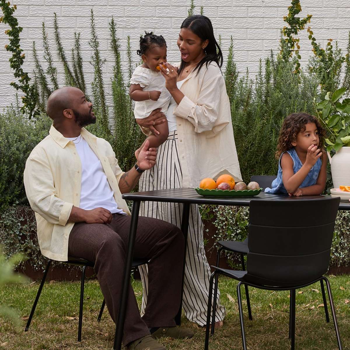 Ravello Outdoor Dining Chair - Set of Two - Black