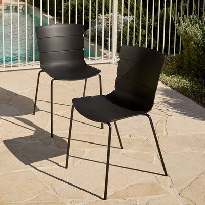 Ravello Outdoor Five Piece Dining Set Black