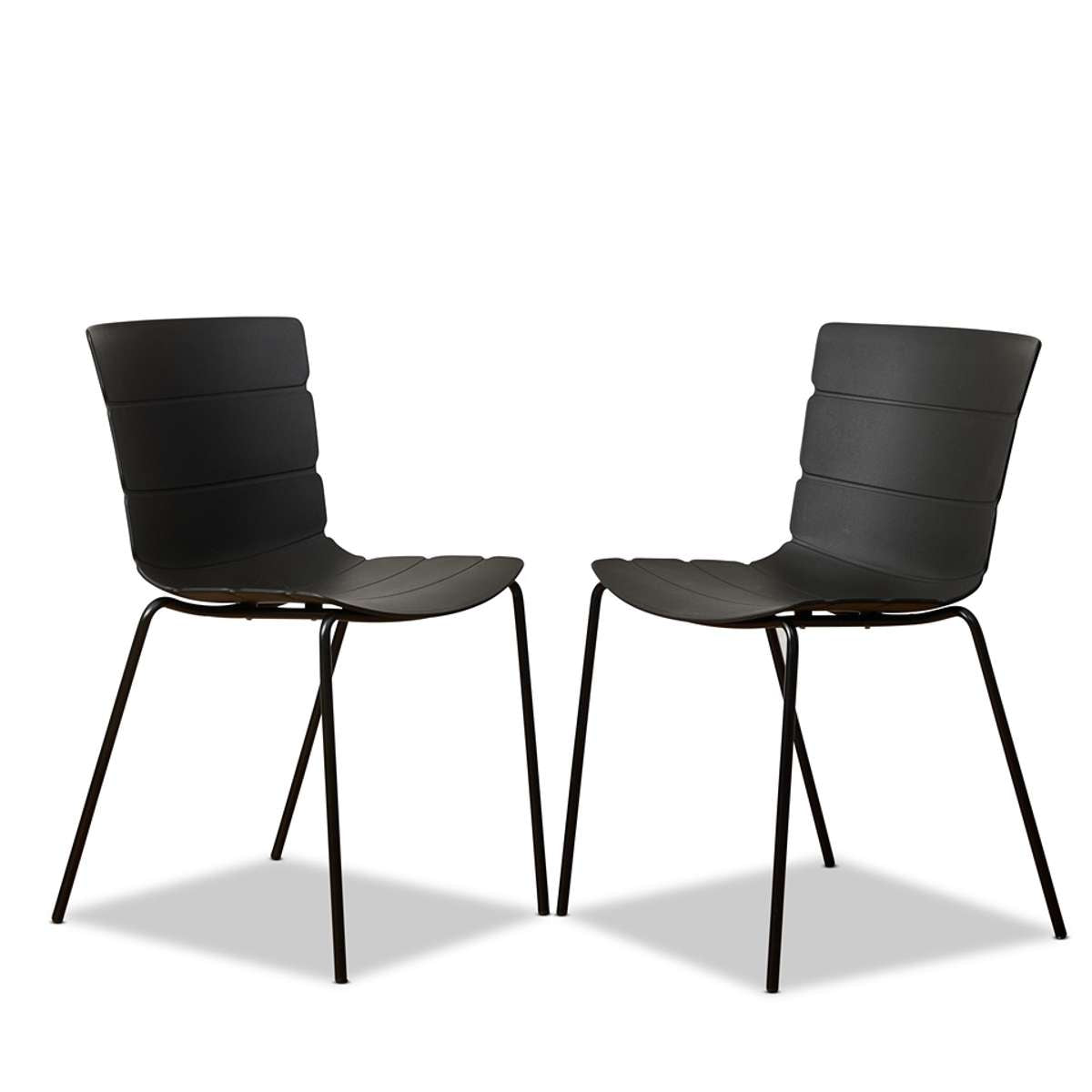 Ravello Outdoor Dining Chair - Set of Two - Black