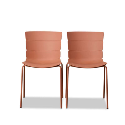 Ravello Outdoor Dining Chair - Set of Two - Clay