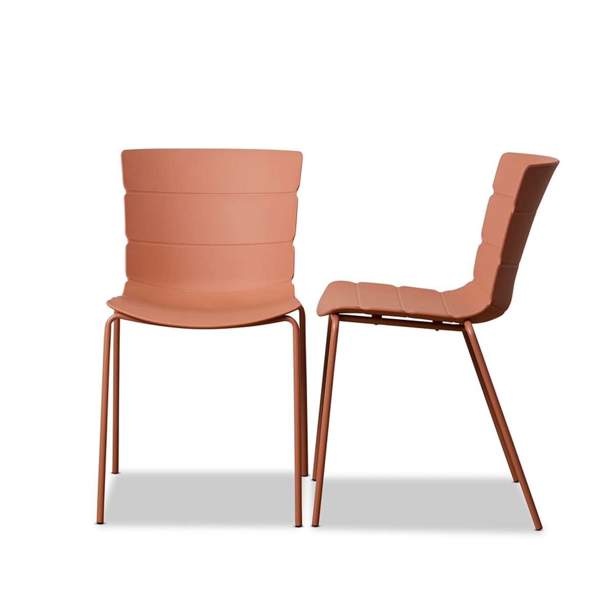 Ravello Outdoor Dining Chair - Set of Two - Clay