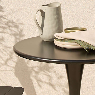 Ravello Outdoor Bistro Round Table - Black